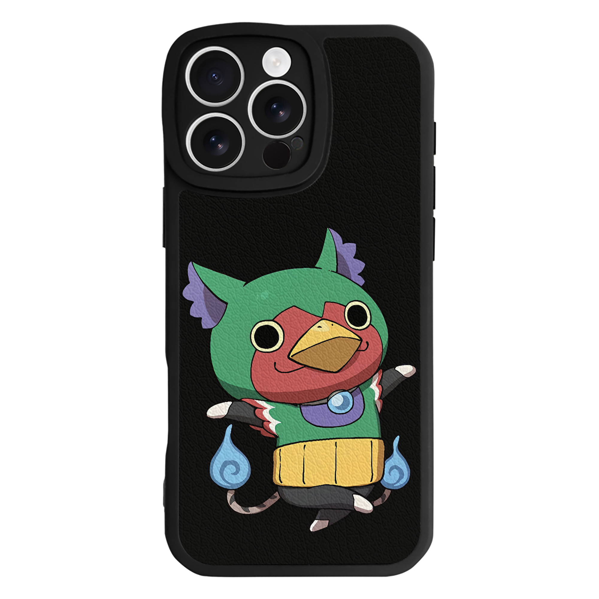 （画像用） 妖怪ウォッチ Yo-kai Watch 【iPhone 16シリーズ対応】シリコンスマホケース（レザー調） 材質：シリコン
